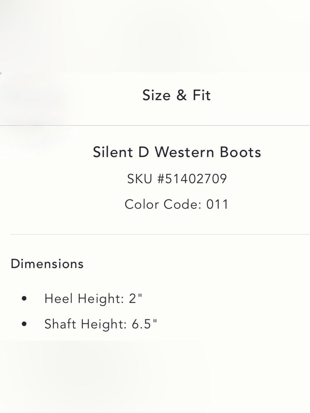 Anthropologie Silent D Cream Leather Western Boots EU 37 - Picture 10 of 10